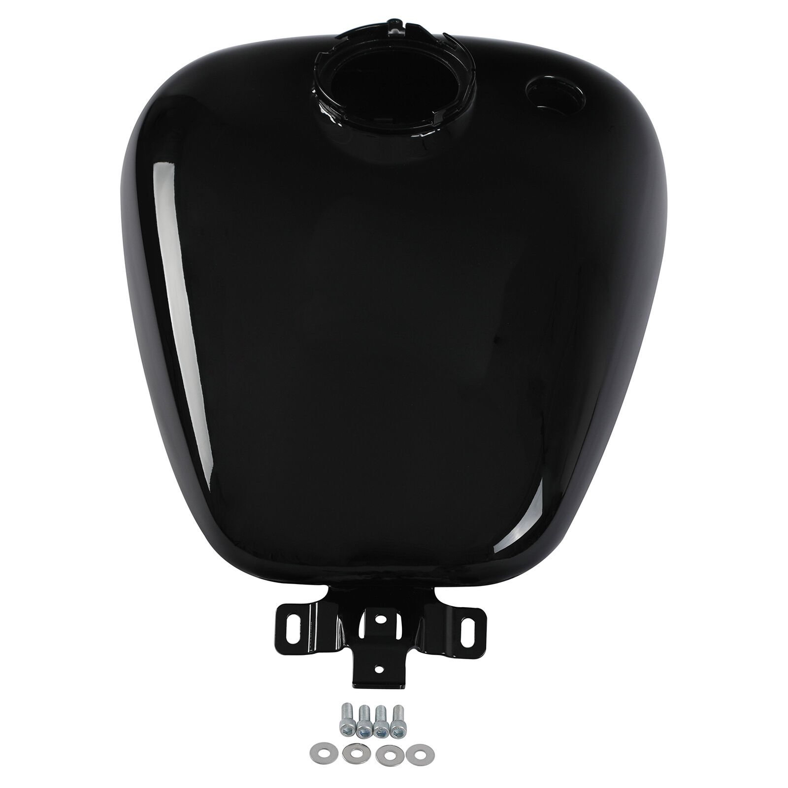 Painted Vivid Black 6gal. Gallon Fuel Gas Tank Fit For Harley CVO Street Glide