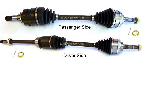 2 New DTA CV Axles Left Right OE Repl. With Warranty 4cyl Camry