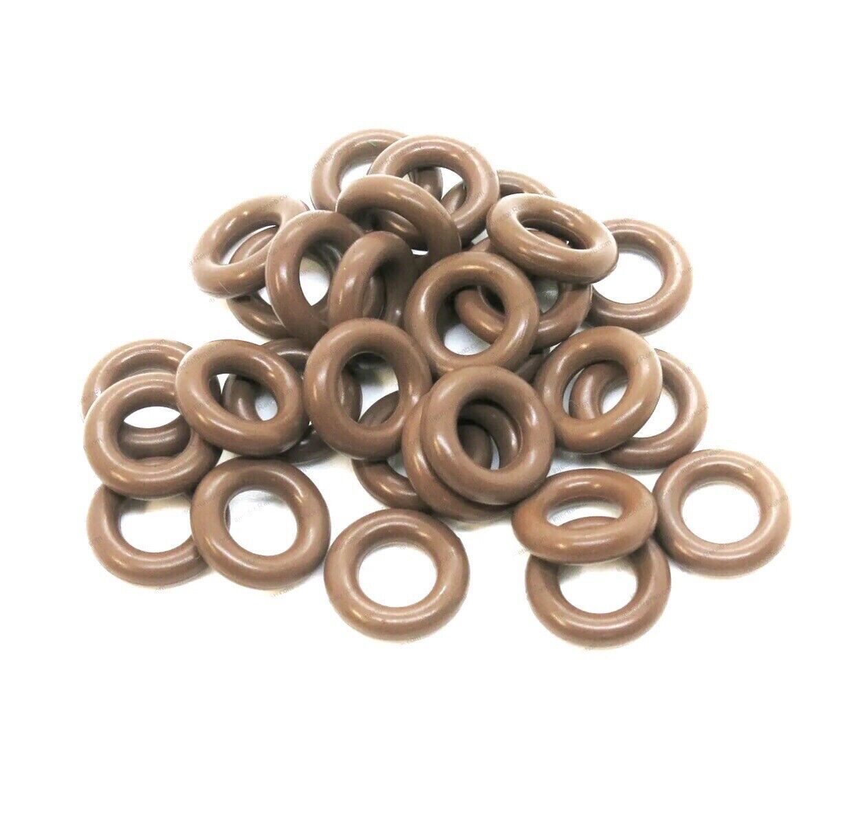 UNIVERSAL Fuel Injector O-Rings,Brown, 7.52x3.53,20pcs,FKM (Equivalent to Viton)