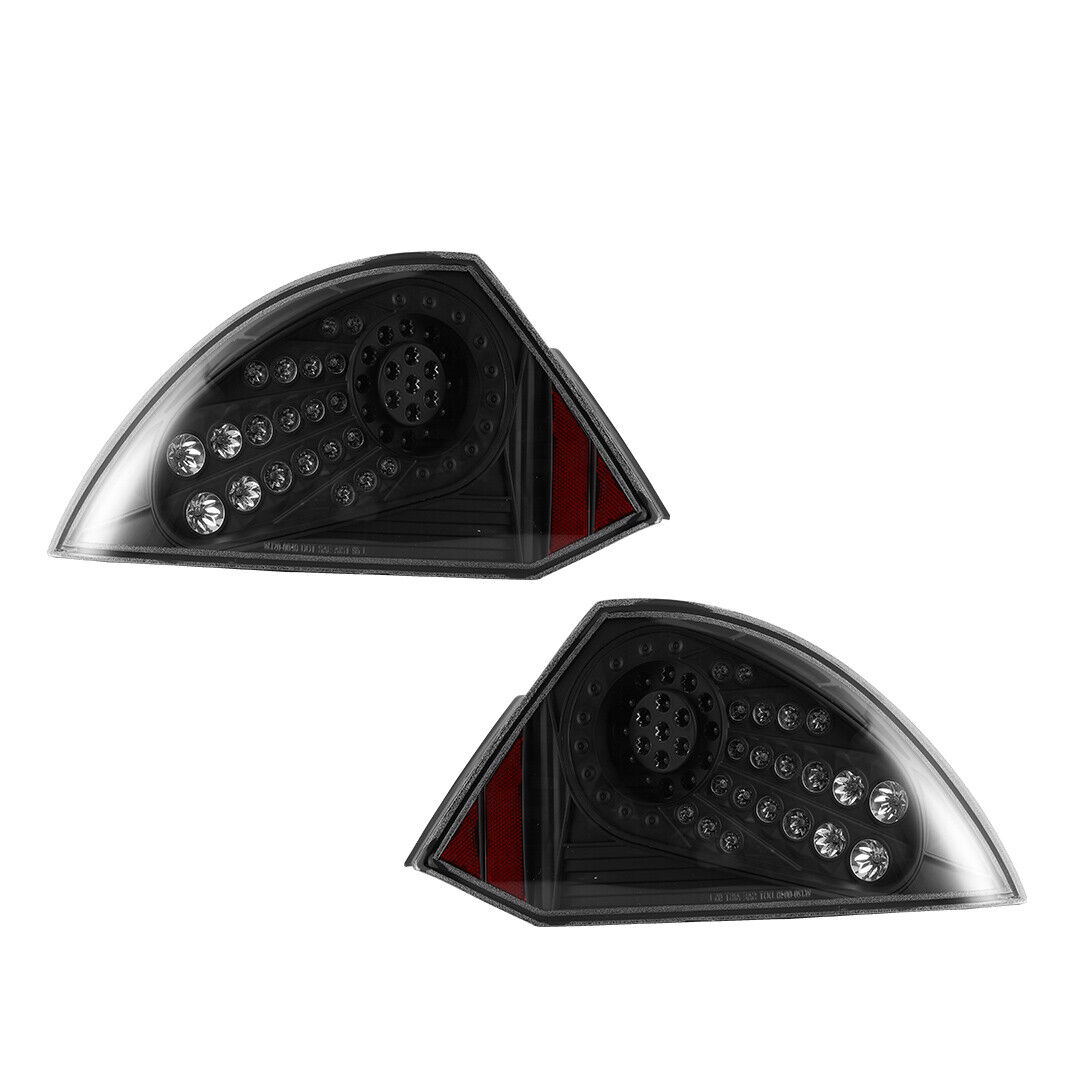 For 2000-2005 Mitsubishi Eclipse LED Tail Lights Rear Brake Lamp Pair Clear Lens