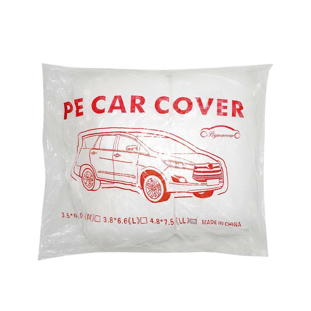 1/2/3/5/10/20 PACK Clear Plastic Temporary Universal Disposable SUV Car Cover
