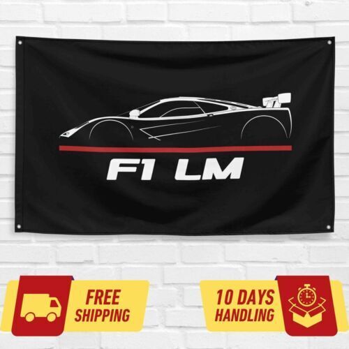 For McLaren F1 LM 1996 Enthusiast 3x5 ft Flag Banner Birthday Gift