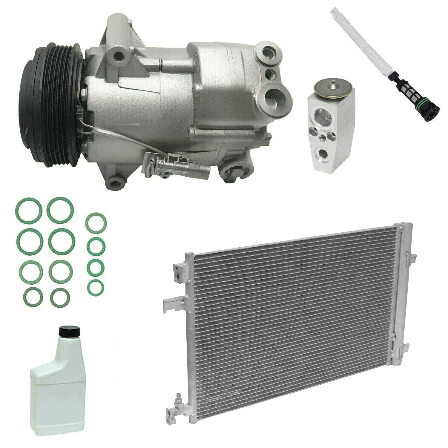 RYC Reman Complete AC Compressor Kit A015 (AEG273) With Condenser