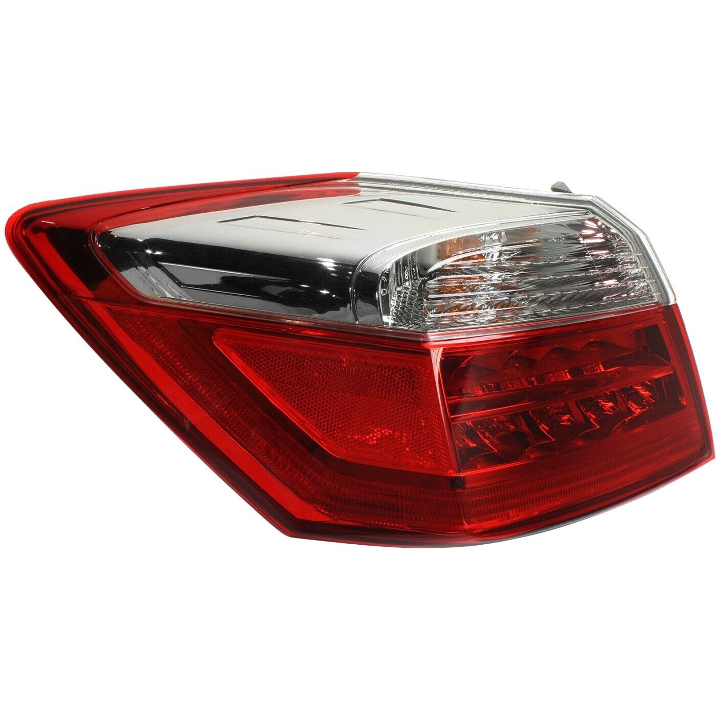 Tail Light Assembly For 2013-2015 Honda Accord Driver Side Outer Sedan With Bulb