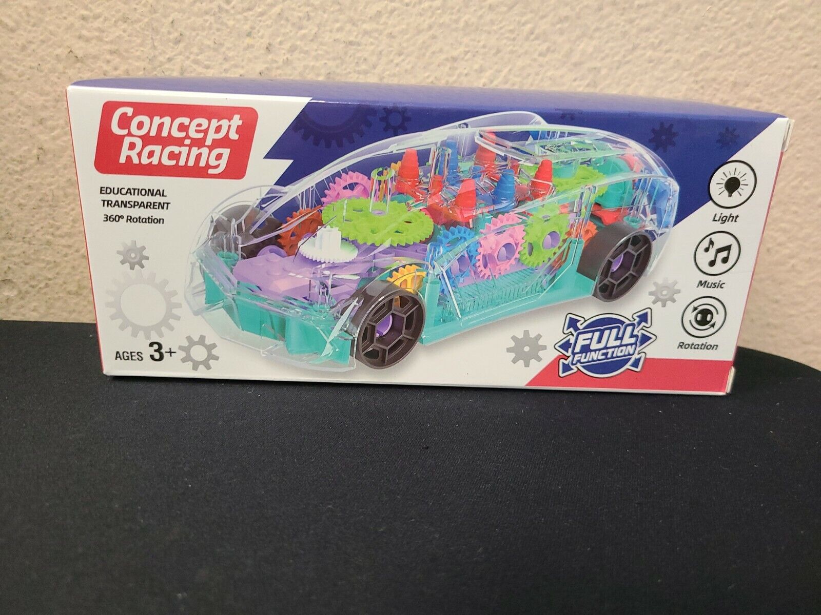 Concept Racing Car Educational Transparent Brain Development Child NEW 