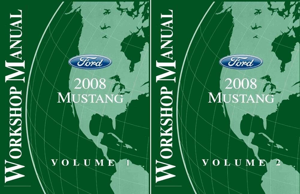 2008 Ford Mustang Shop Service Repair Manual Book Set