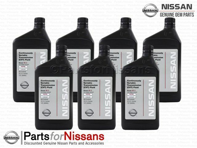 Nissan NS-3 CVT Fluid 1 QT Bottle x 7 (7 Quarts) 999MP-CV0NS3x7