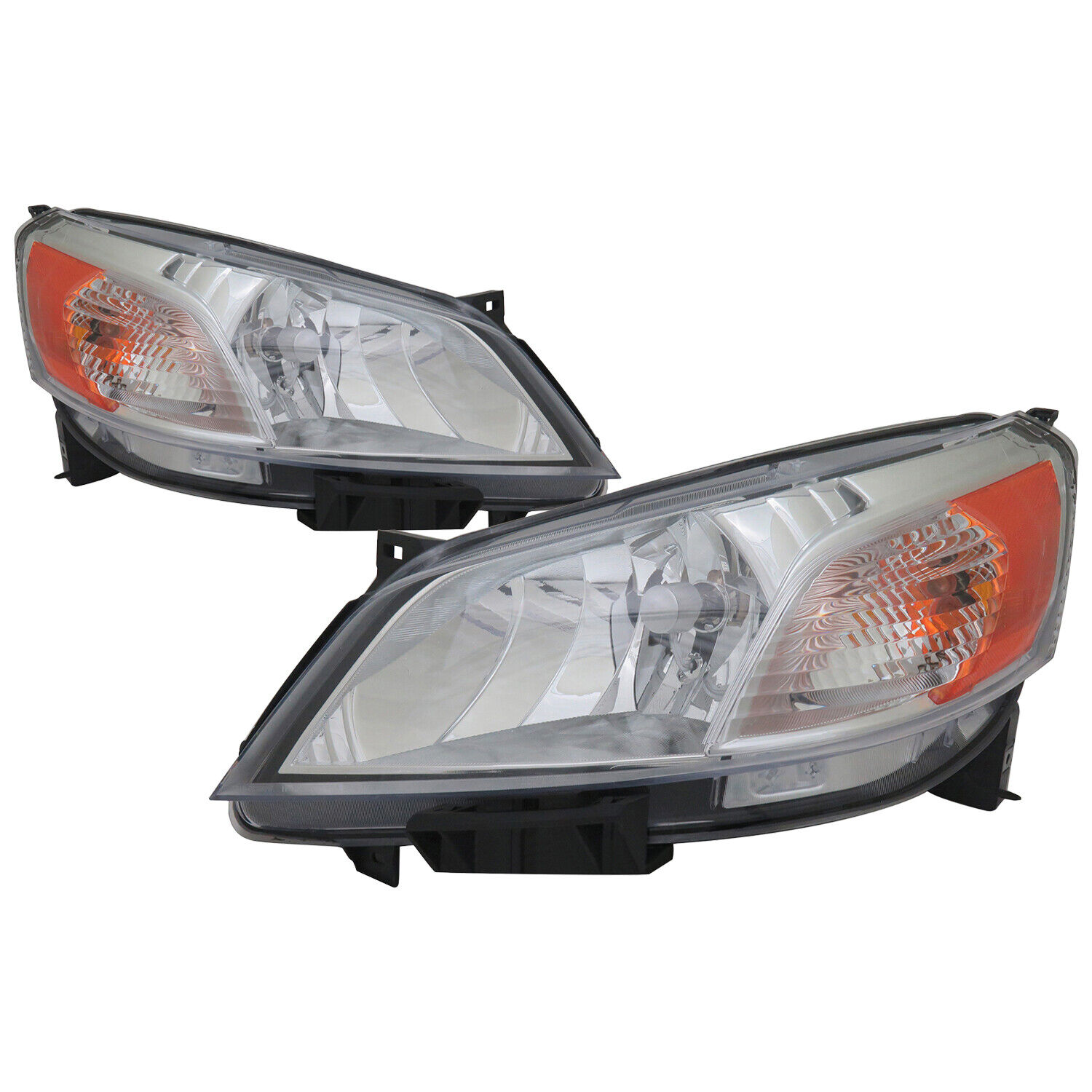 Left And Right Halogen Headlight Set For 13-21 Nissan NV200 CAPA Certified