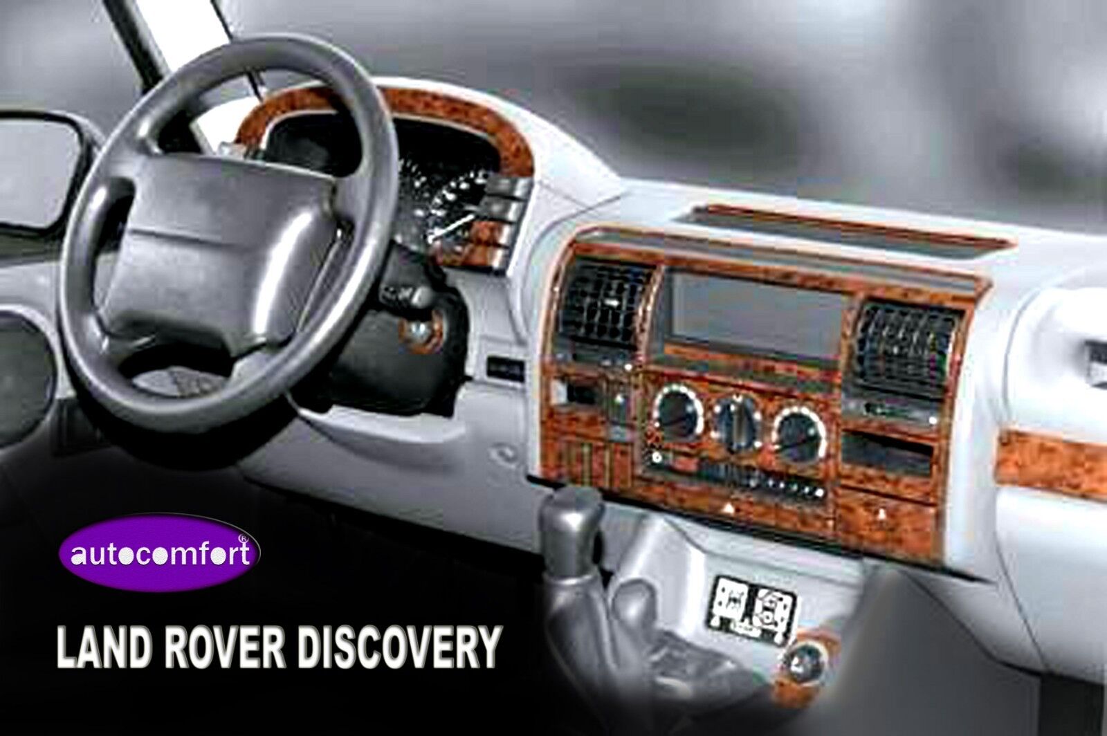 FOR LAND ROVER DISCOVERY Interior Dash Trim Kit 3M 3D 30-Parts Burl Wood 90-1999