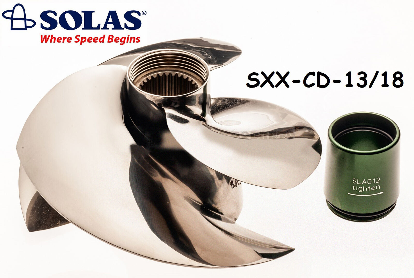 Solas Sea Doo 4-Tec 300 HP Impeller SXX-CD-13/18 RXPX RXTX GTX Limited 2016-2023