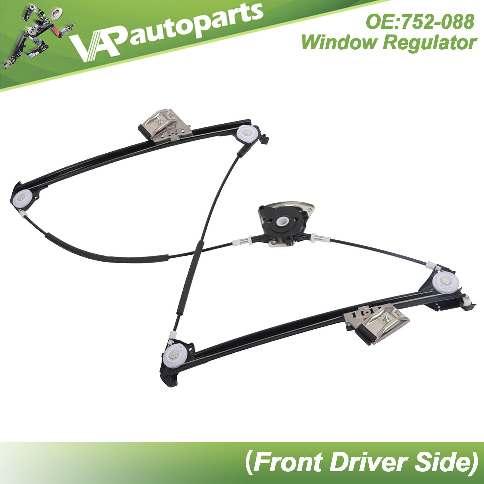 For 1997-2004 Porsche Boxster Window Regulator Front Left without Motor