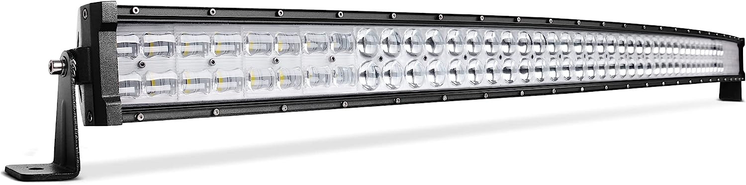 AUTOSAVER88 LED Light Bar 16 Inch Led Work Light 500W 9D 50000LM Curved, Updated