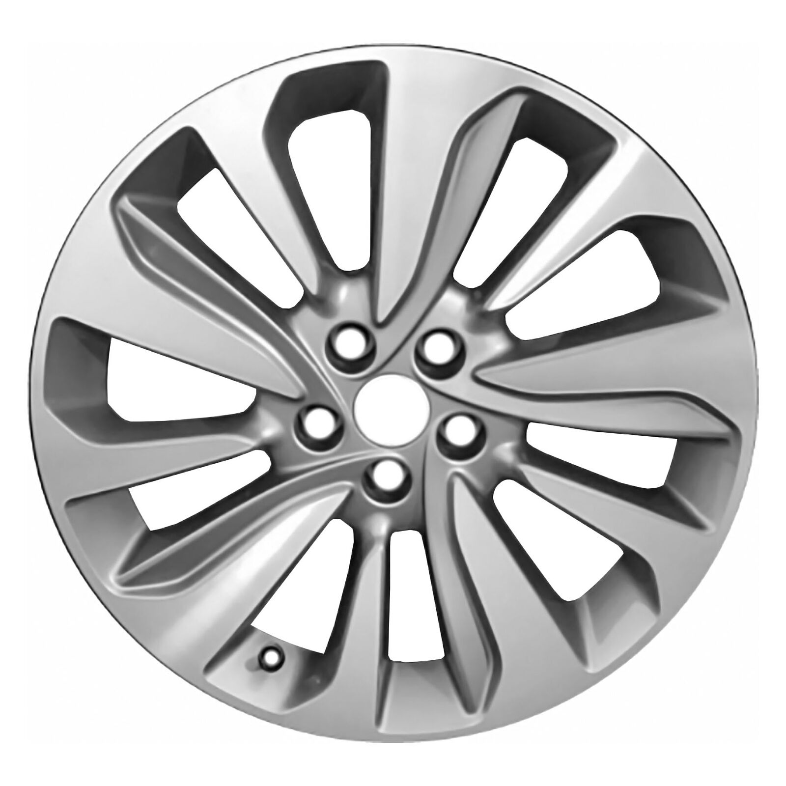 Reconditioned 18x7 Machined and Painted Light Argent Wheel fits 560-04148