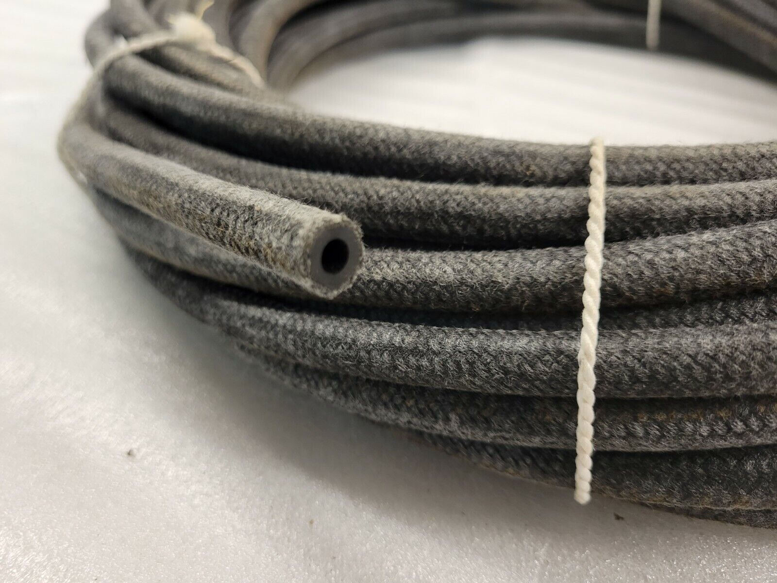 New 5mm ID Cloth Braided Fuel & Breather Hose Line Made in Germany  5 FEET