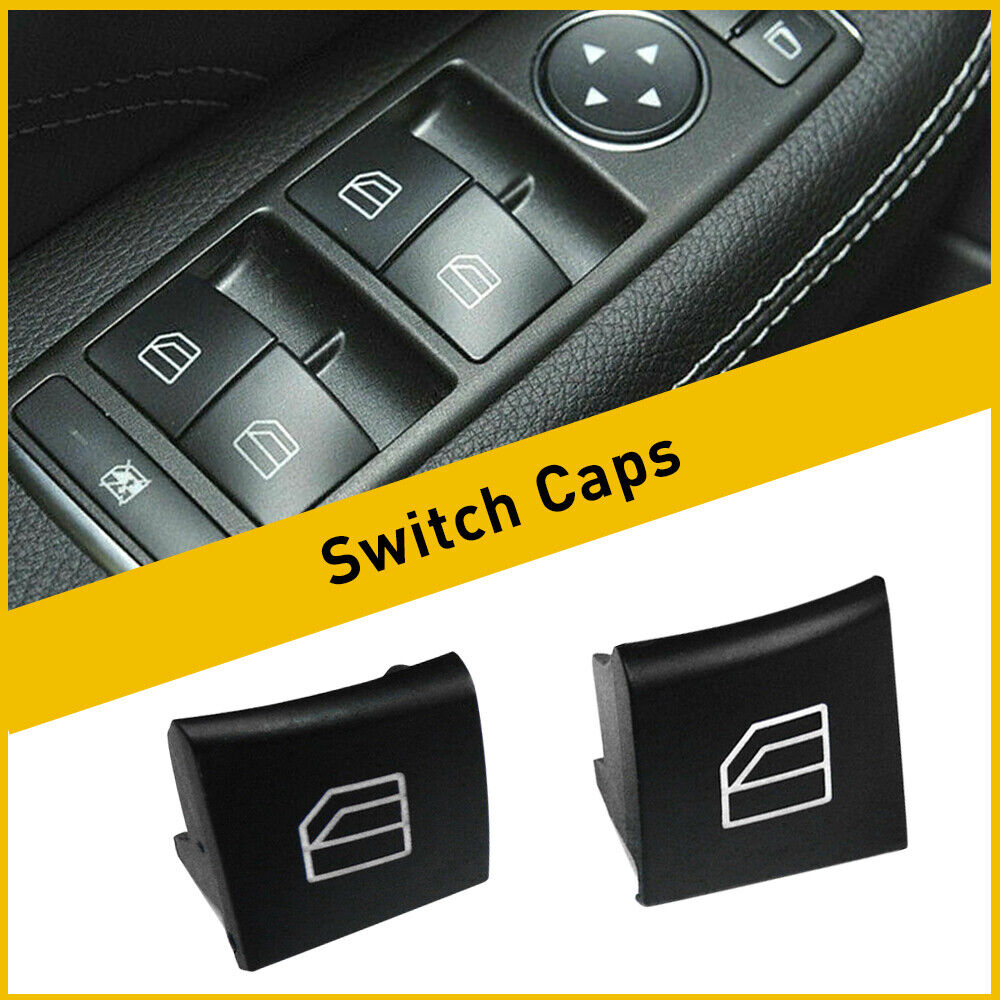 2x Driver Window Switch Repair Button Cap For Mercedes ML GL R W164 W251 X164