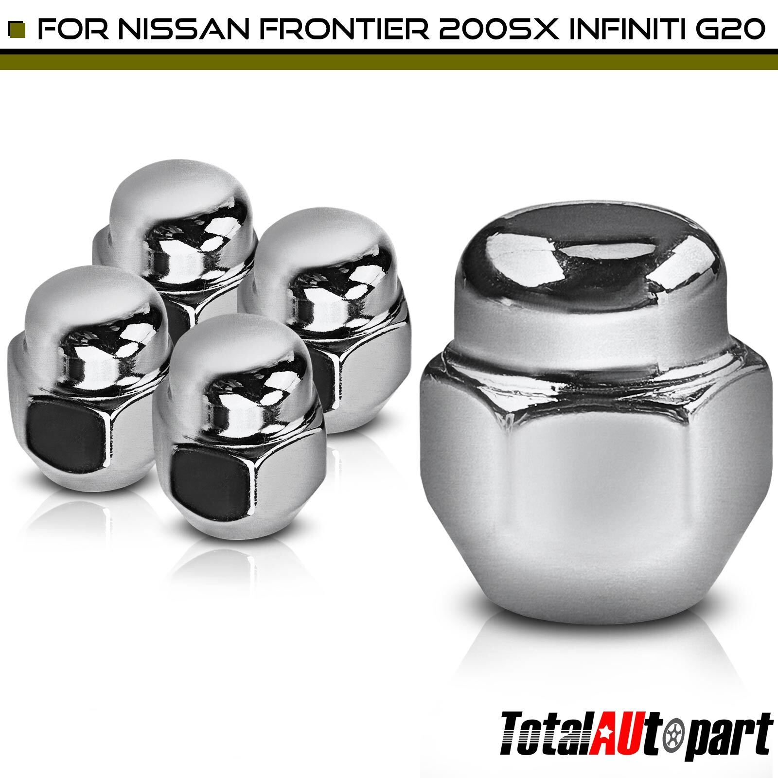 5Pcs M12-1.25 Wheel Lug Nut for Nissan Armada Frontier Pathfinder Quest Infiniti