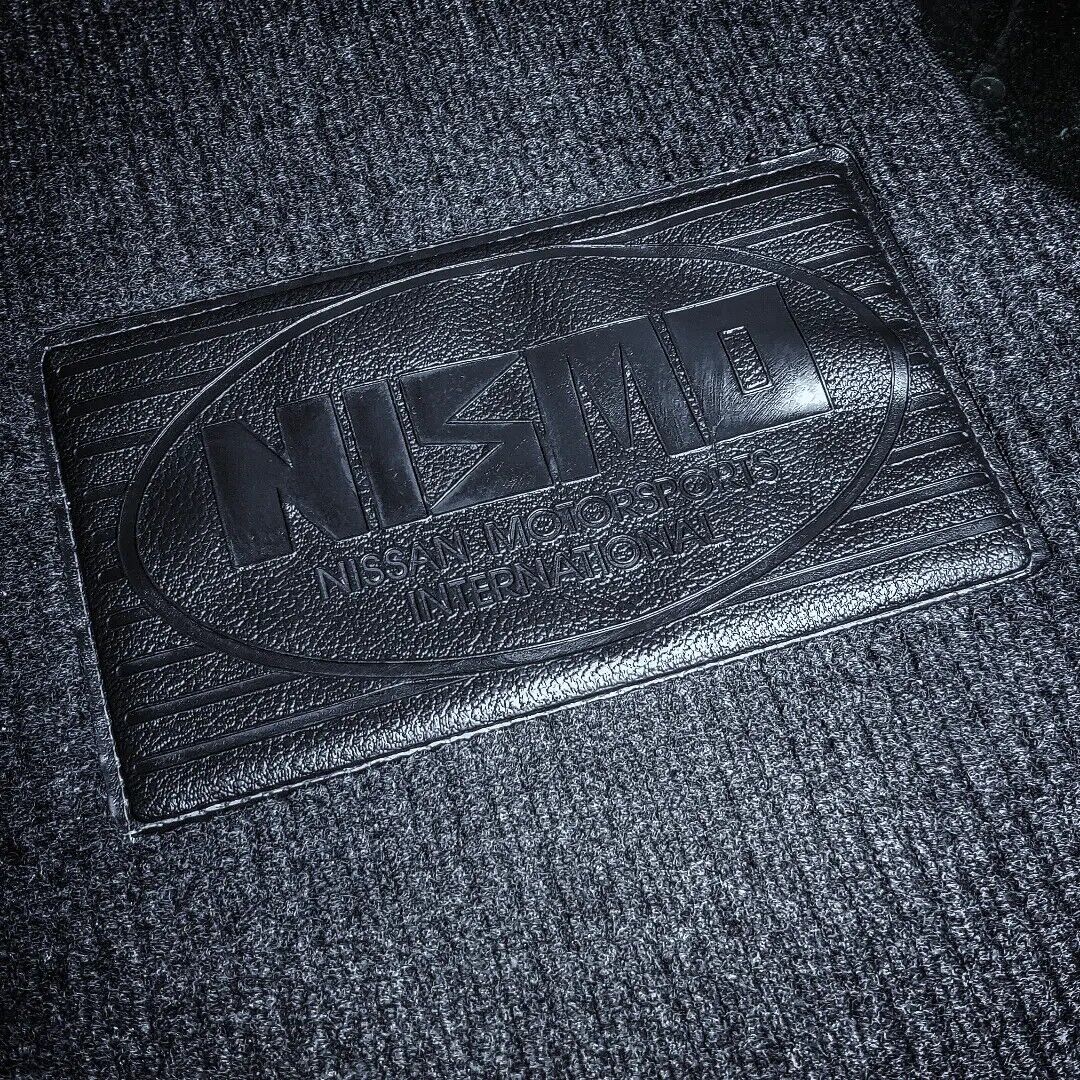 Nismo Old Logo Floor Mats Front Rear Set Skyline GTR\'s AWD version bnr32 
