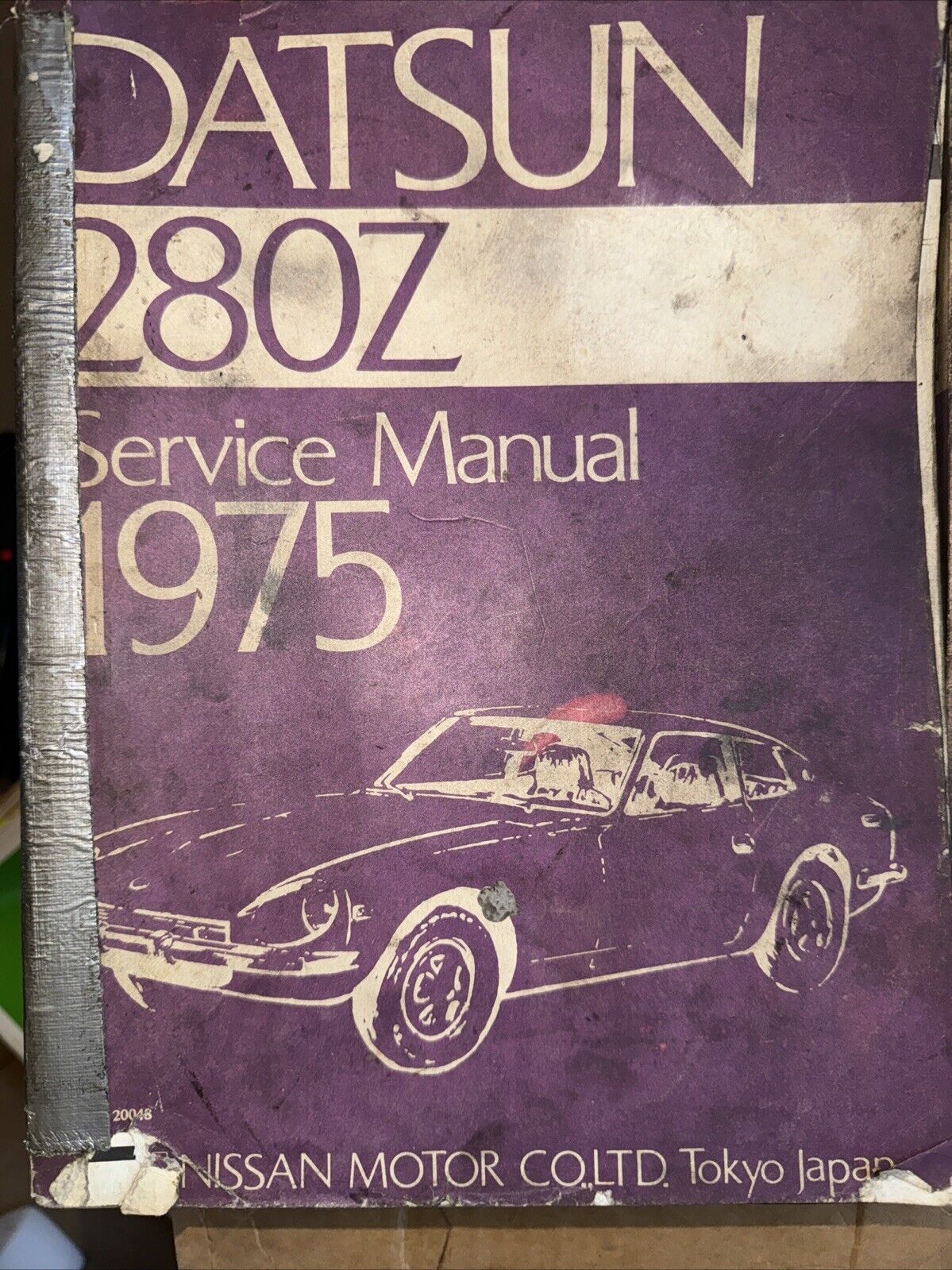 Vintage Original 1975 Datsun 280Z Coupe Shop Service Repair Manual Book 2.8L