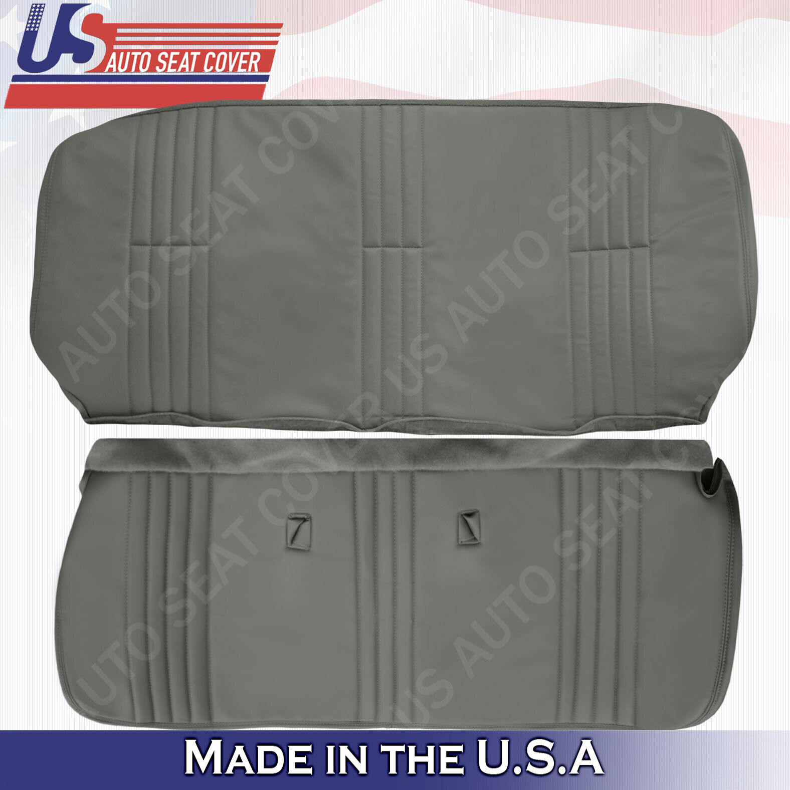 1995 to 1998 Fits for Chevy/GMC Sierra Cheyenne Bench Top Bottom Covers Gray