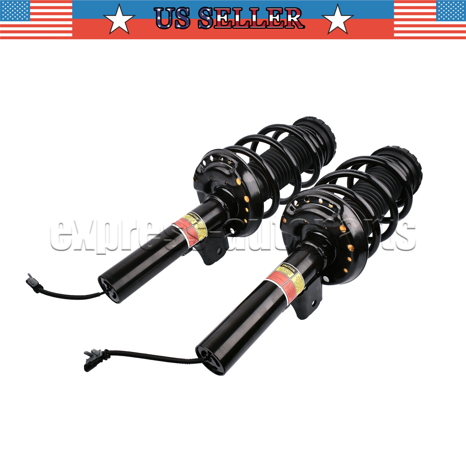2Pcs Front Shock Absorber Assys for Cadillac XTS w/ Electric 3.6L V6 2013-2019