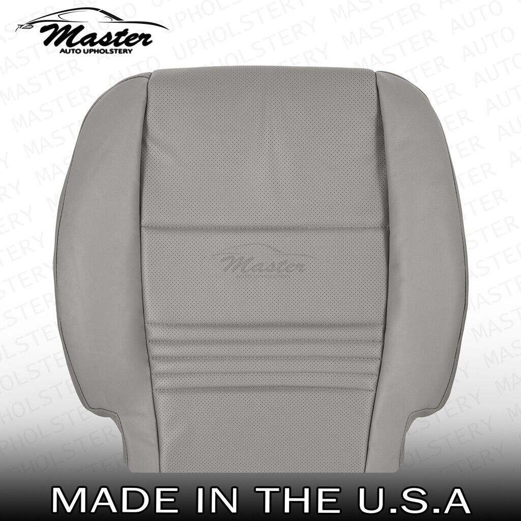 Fits 1997 -2004 Porsche Boxster Leather Driver Lower Gray Seat Covers Perforated
