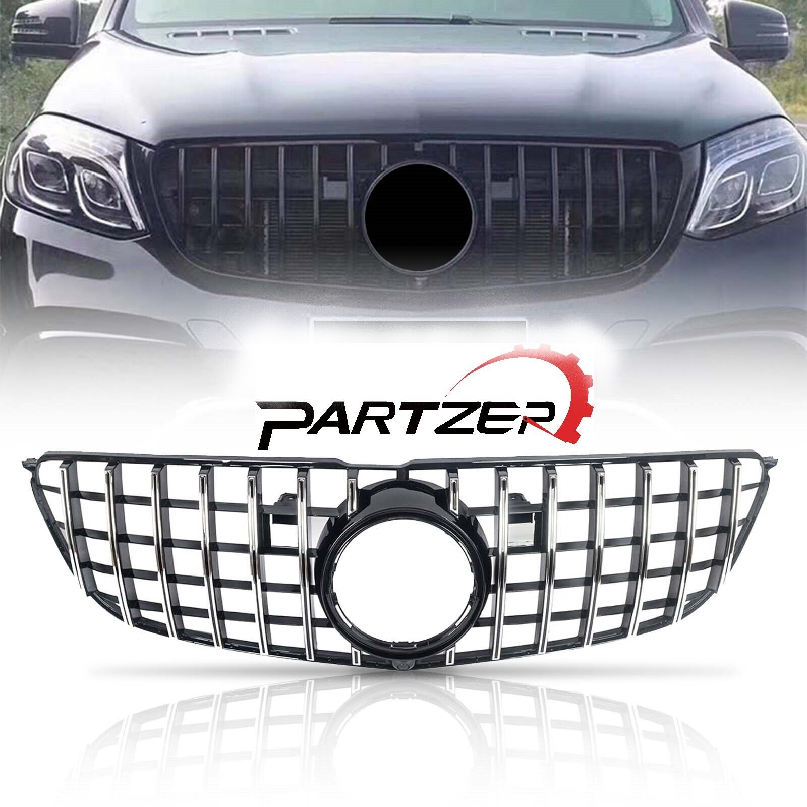 FOR 2016-2019 MERCEDES-BENZ X166 GLS-CLASS GLS450 GLS550 FRONT GRILLE GT GRILL