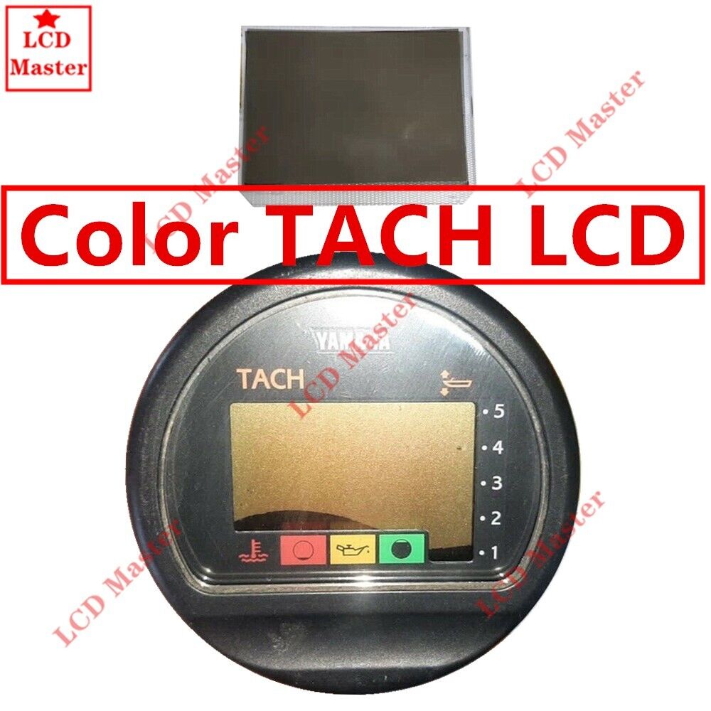 1pcs LCD Display for Yamaha Digital Multifunction Tachometer BLACK BACK Gauge