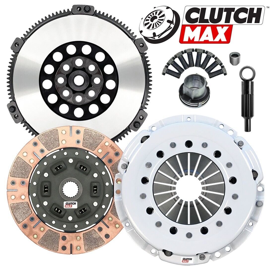 STAGE 3 DUAL COMP CLUTCH KIT and CHROMOLY FLYWHEEL for 2003-2005 BMW 330 6-SPEED