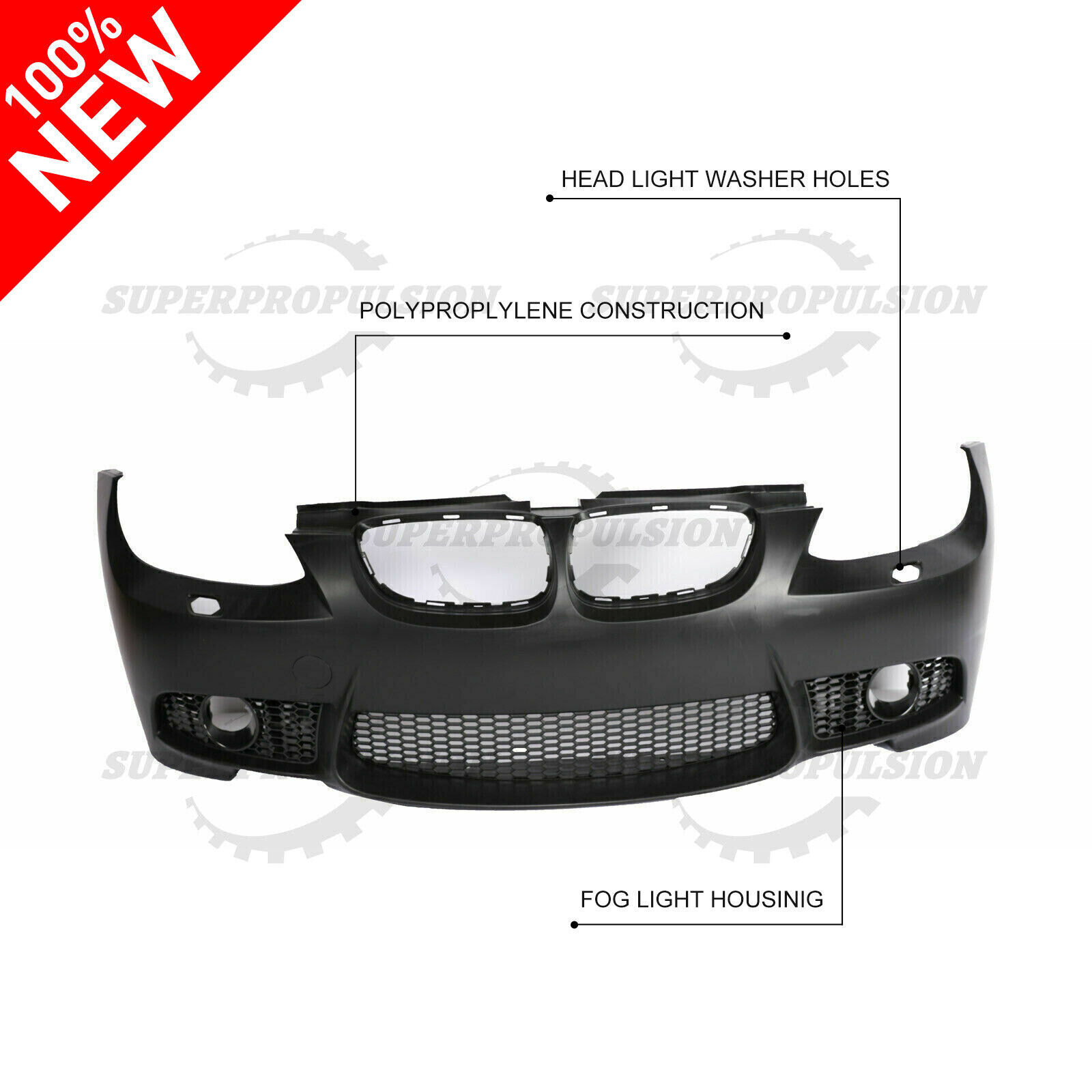 2007-2010 For BMW E92/E93 3-Series M3 Style W/O PDC Front Bumper Kit