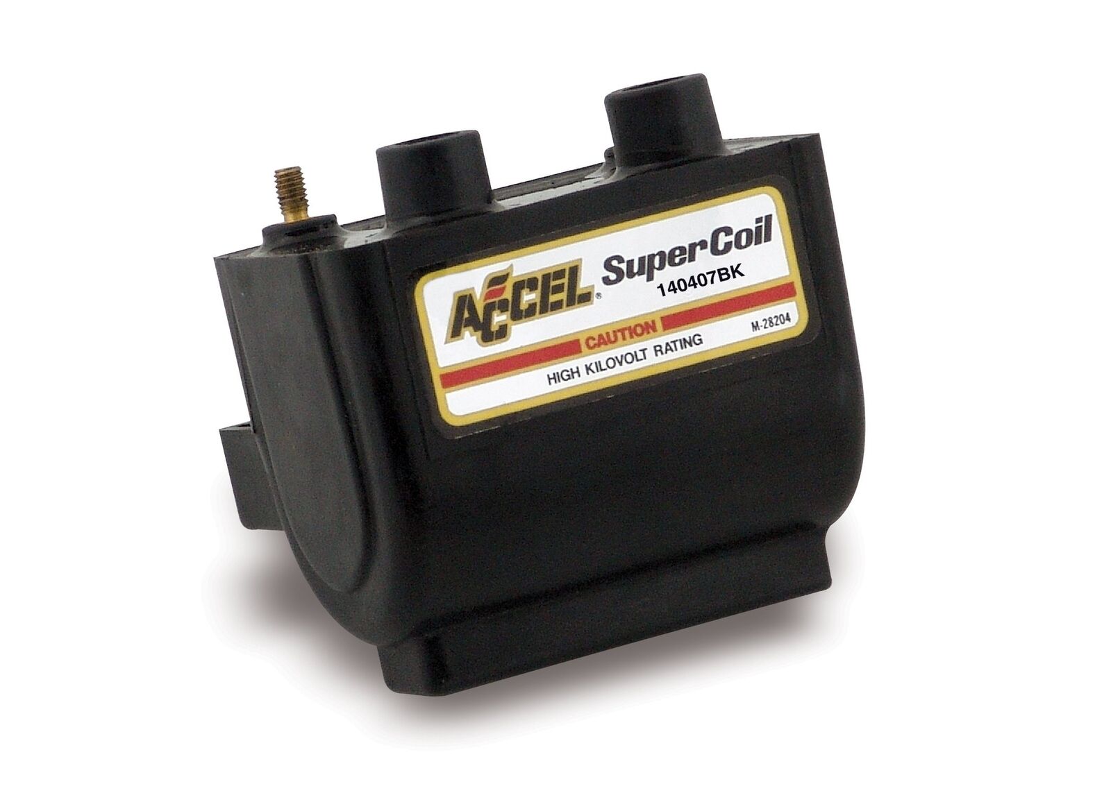 ACCEL Motorcycle 140407BK Super Coil - Electronic - Dual Fire - Black