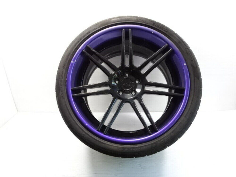 wheel, ADV1, 5x112, 21 inch, purple/blue b