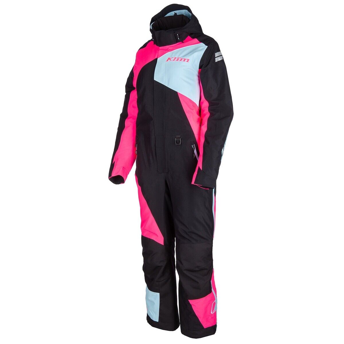 KLIM Sample Vailslide Snowmobile Suit-Women\'s Medium -Crystal Blue/Knockout Pink