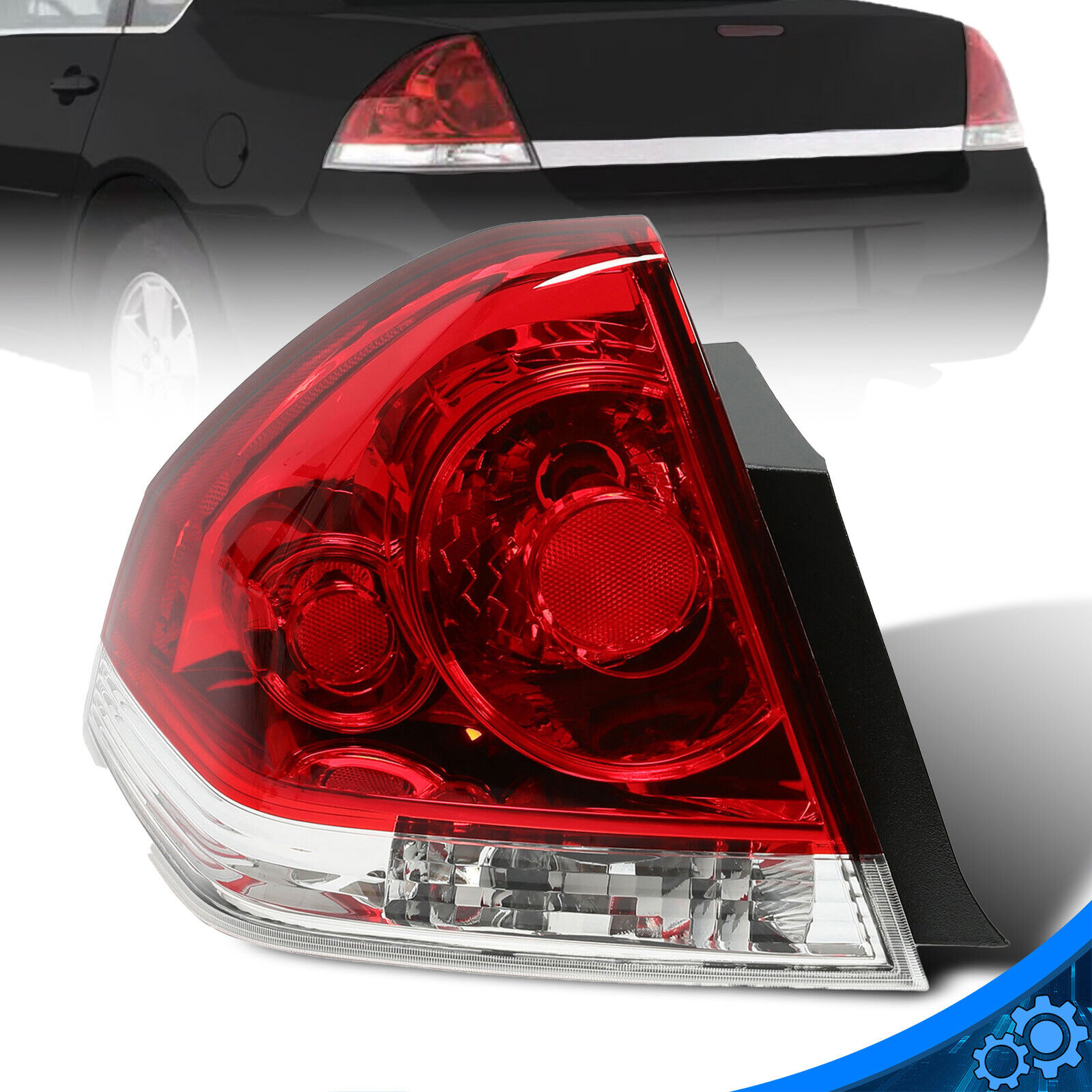 Tail Light Brake Lamp Replacement Left Driver Side For Chevrolet Impala 2006-16