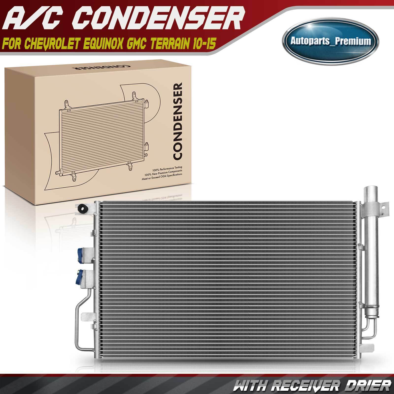 AC Condenser w/ Receiver Drier for Chevrolet Equinox GMC Terrain 2010-2015 SUV