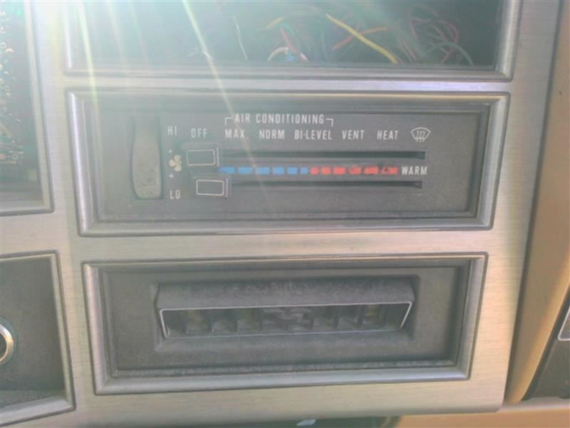Temperature Control With AC Fits 84-85 CHEROKEE 154940