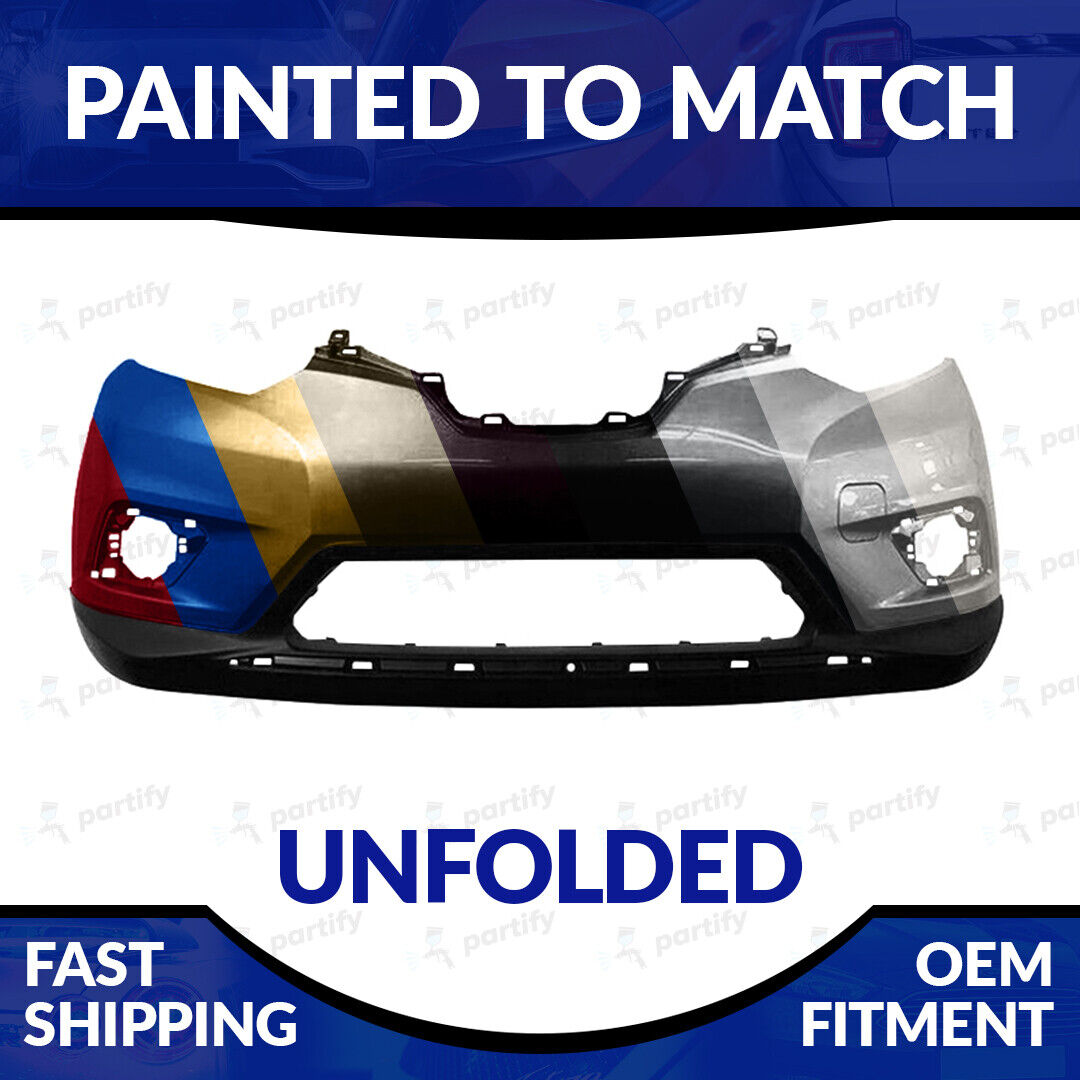 NEW Painted Unfolded Front Bumper For 2014-2016 Nissan Rogue USA/KR & 2016 Japan