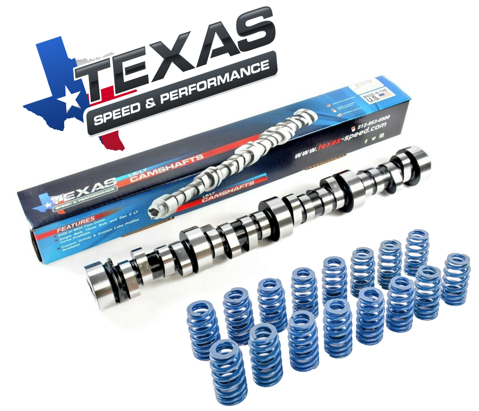 Texas Speed TSP Stage 3 Low Lift Truck Cam Kit for Chevrolet 4.8L 5.3L 6.0L LS