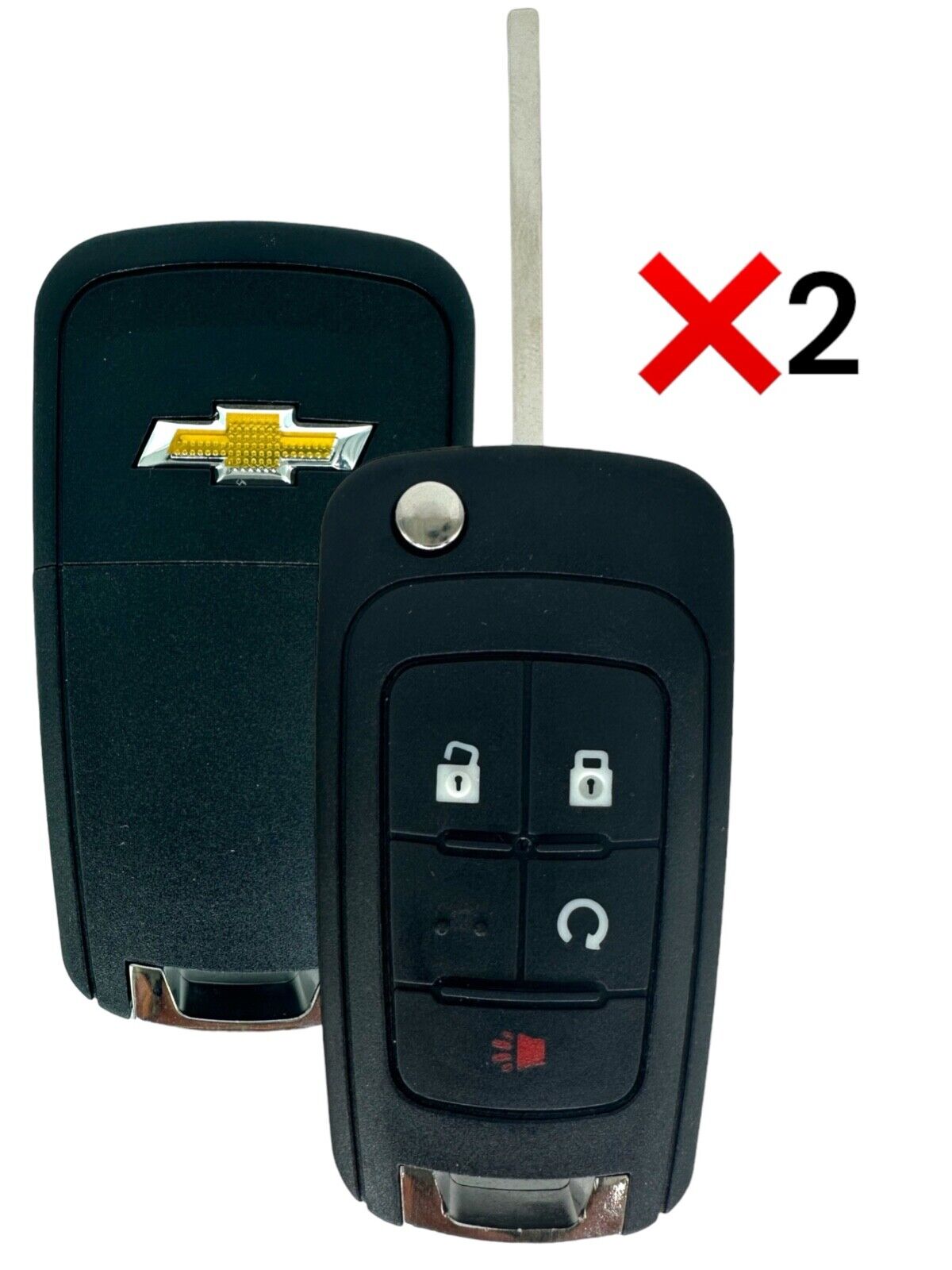 2 For 2010 2011 2012 2013 2014 2015 2016 Chevrolet Equinox Remote Flip Key Fob