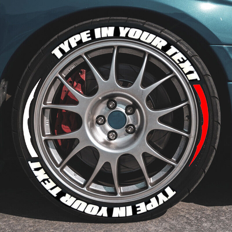 8 Sets Custom Tire Lettering Sticker 1.06\