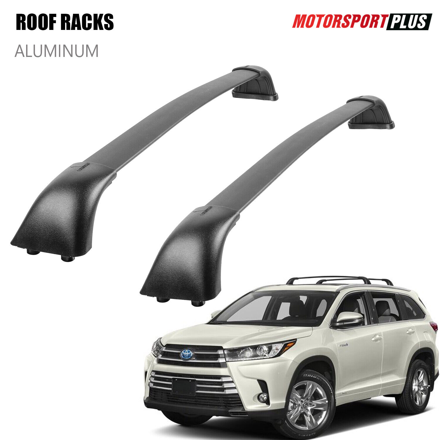 2PCS Roof Rack Cross Bar Luggage Carrier For 14-19 Toyota Highlander XLE/Limited