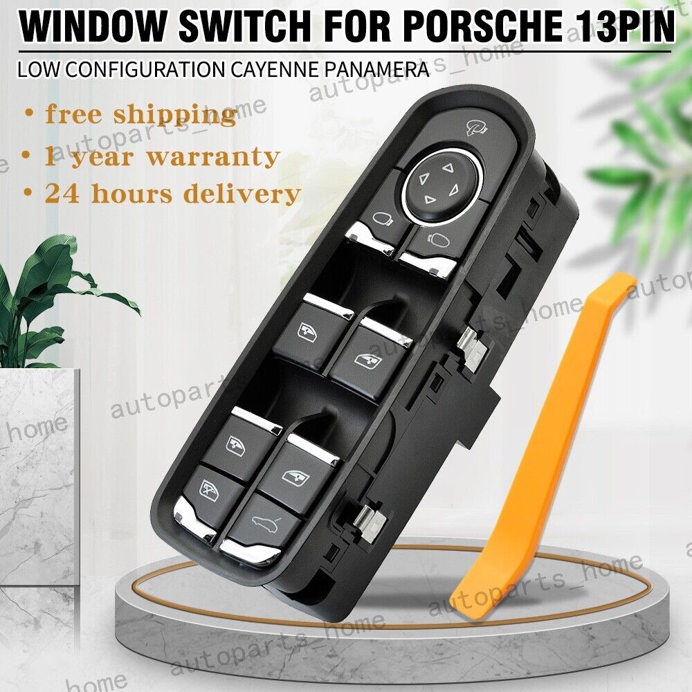 Driver Power Window Switch For Porsche Cayenne Panamera 2010-2014 7PP959858RDML