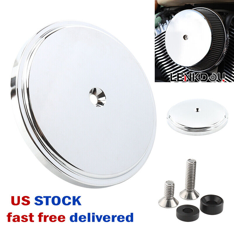 Chrome Smooth Stage 1 Air Cleaner Outer Cover For Harley Dyna Softail Road Glide