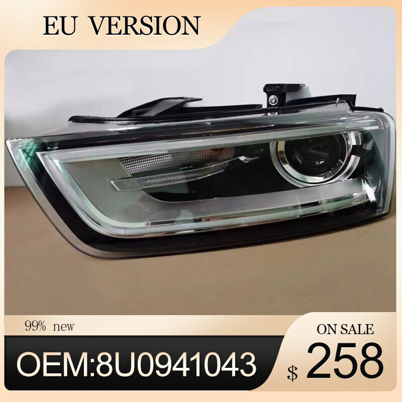 EU Left Xenon Headlight For 2012-2015 Audi Q3 OEM:8U0941043 Original