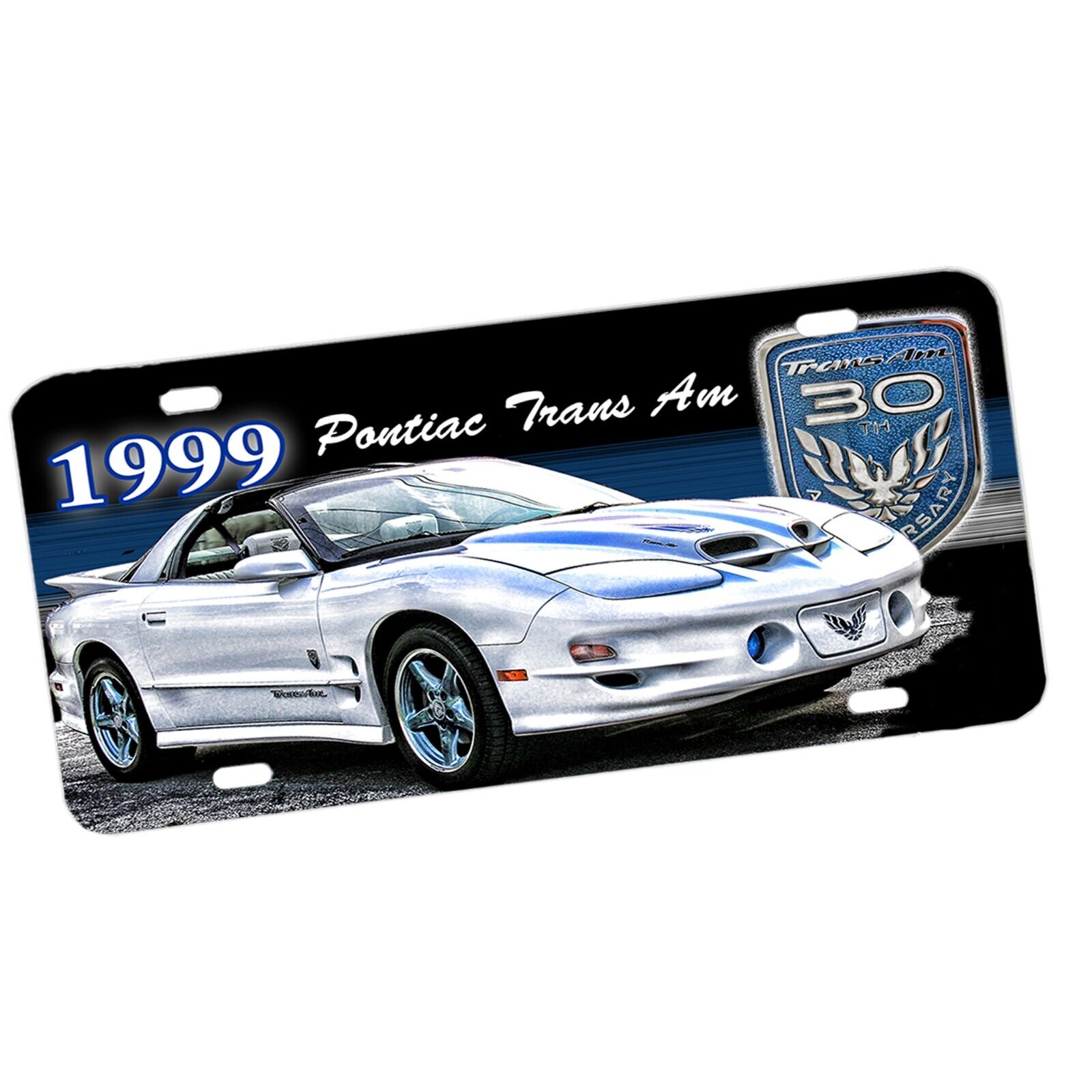 30th Anniversary 1999 Firebird Trans Am Classic Muscle Car License Plate
