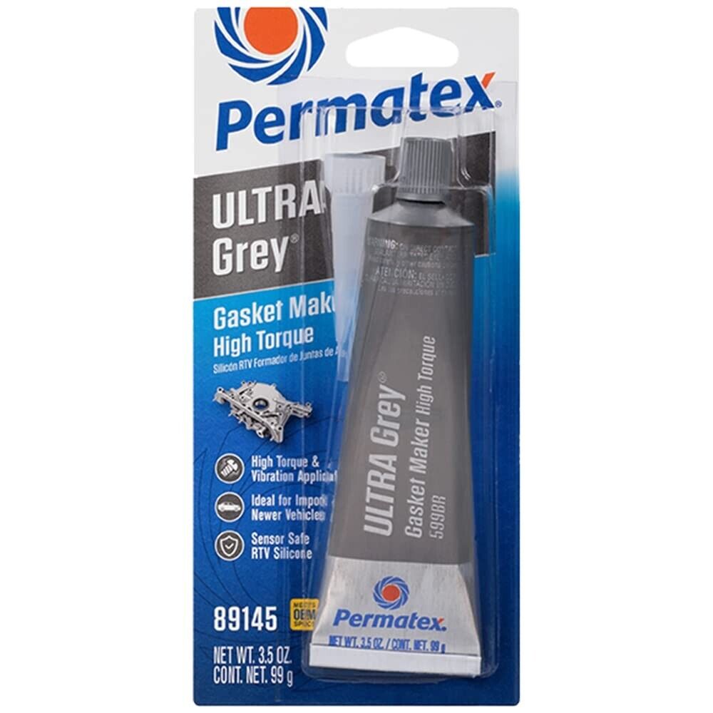 Permatex 82194-Ultra Grey Rigid High-Torque RTV Silicone Gasket Maker Sealant