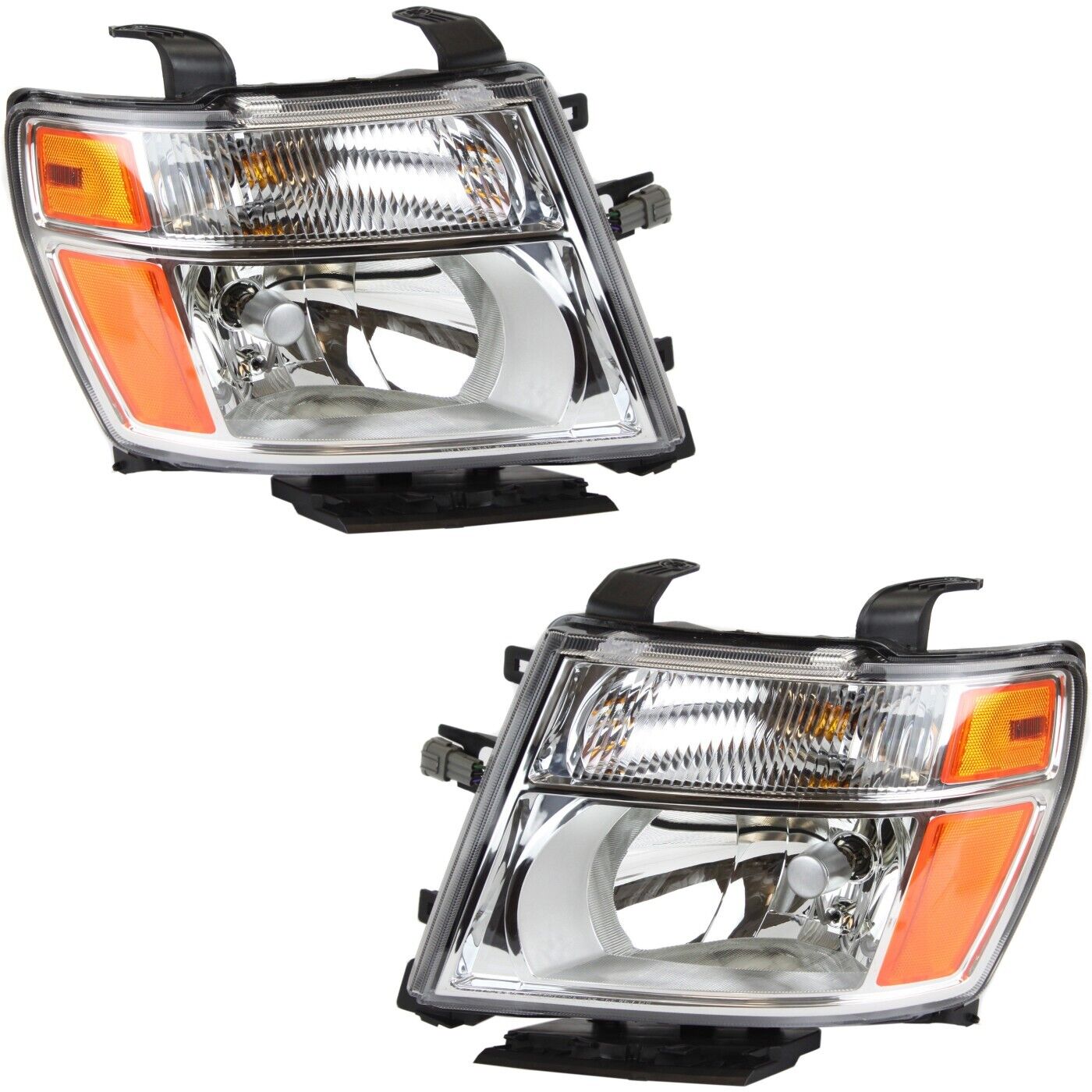 Headlight Set For 2012-2017 Nissan NV2500 Left and Right With Bulb 2Pc