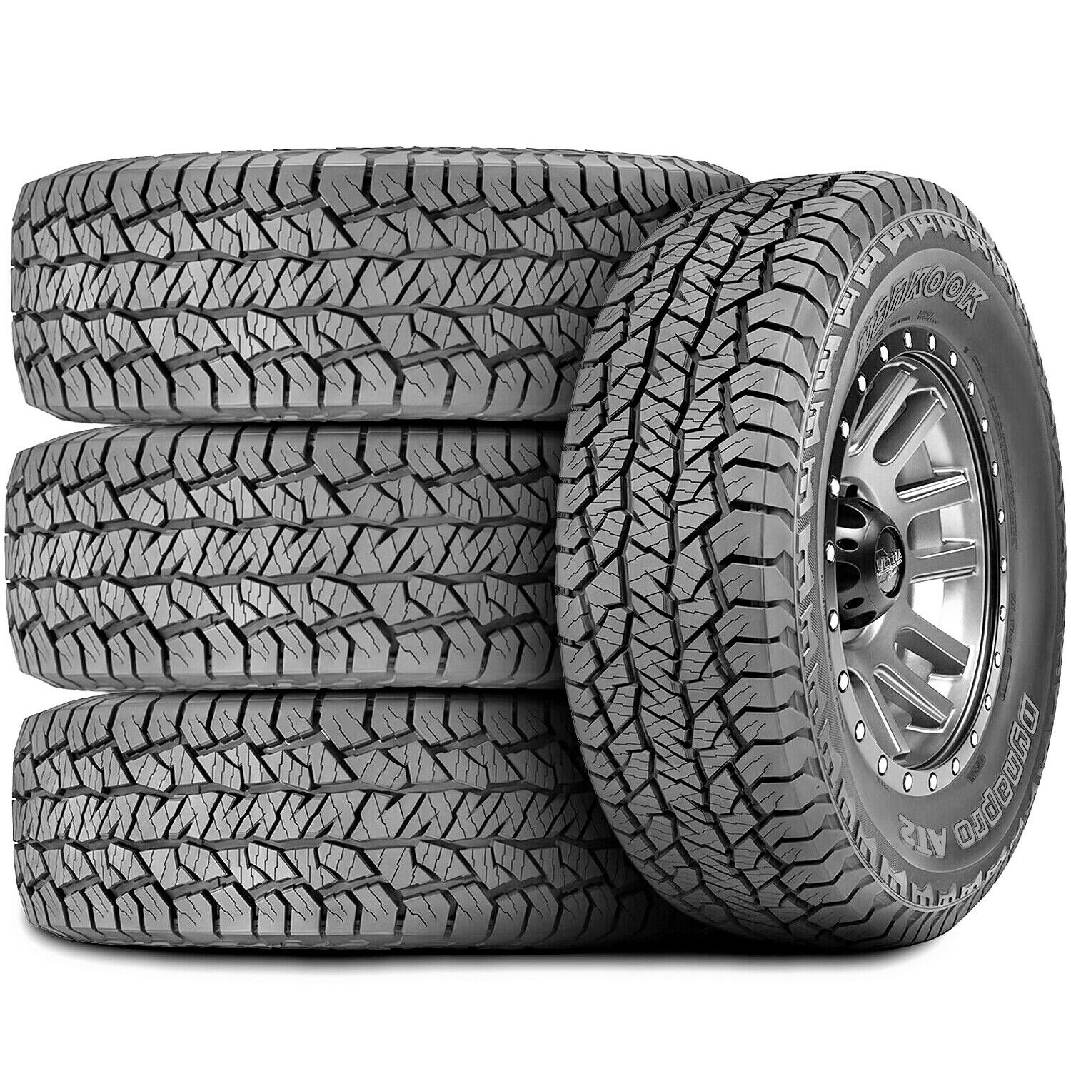 4 Tires Hankook Dynapro AT2 LT 265/70R18 Load E 10 Ply A/T All Terrain