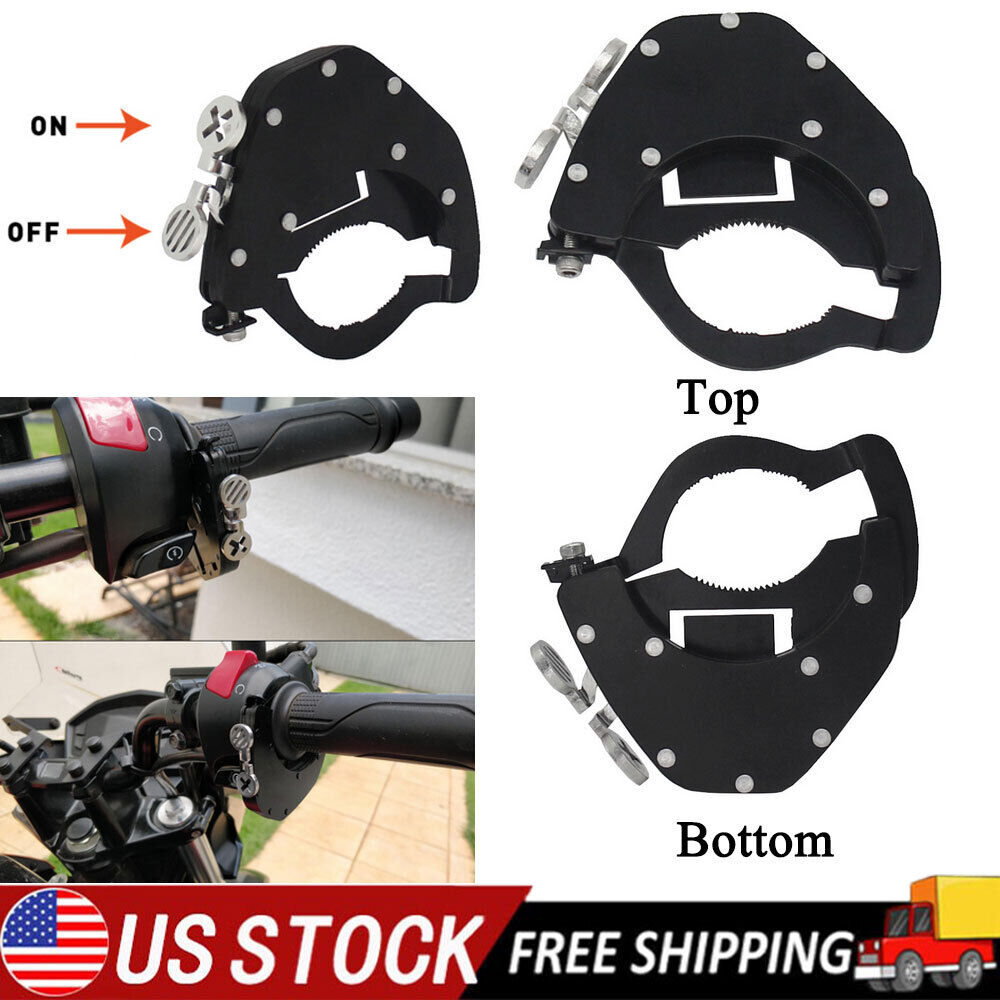 Universal Motorcycle Cruise Control Throttle Lock Assist Top Assist Kit