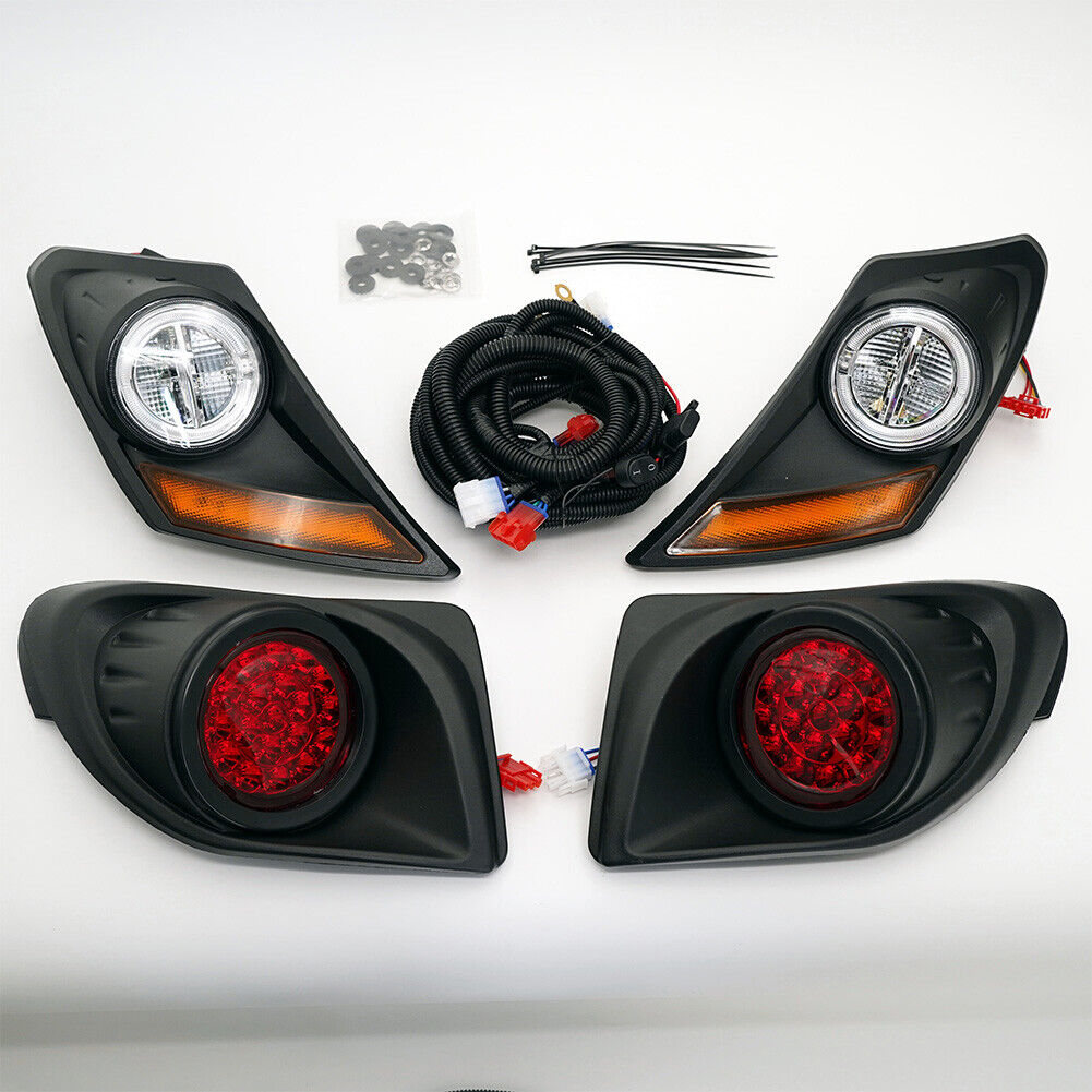 Brand NEW LED Deluxe Street Legal Golf Cart Light Kit for Yamaha Drive2 17-Up