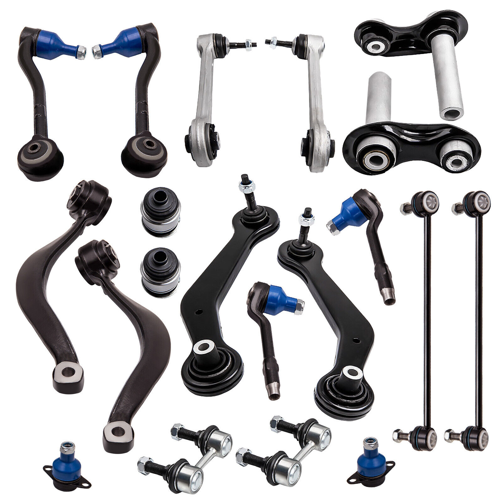 Front+Rear Control Arm Ball Joint Suspension Kit for BMW X5 2.5i 3.0i 4.4i 4.8is